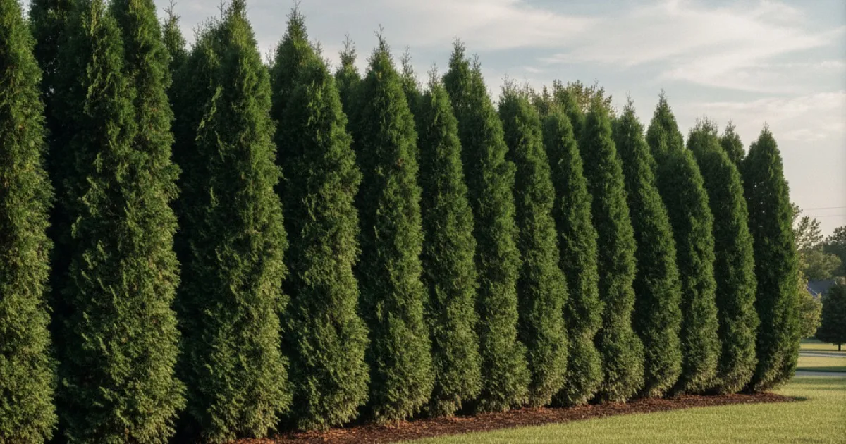 Best Trees for Privacy: Screens, Hedges, and Windbreaks