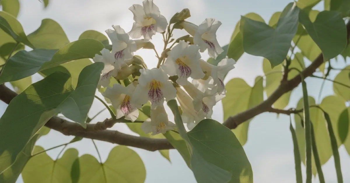 Catalpa Tree Identification: Giant Leaves, Flowers, and Bean Pods