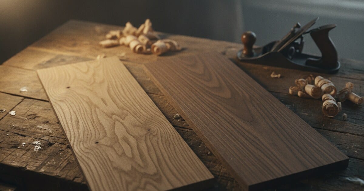 Oak vs Walnut Wood: Color, Grain, and Hardness