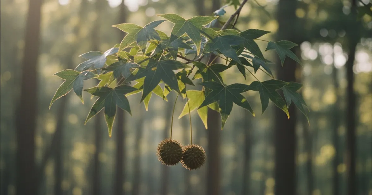 Sweetgum Tree Identification: Leaves, Bark, and Spiky Gumballs